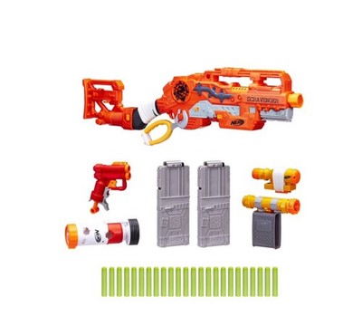 NERF Zombie Survival System Scravenger Combat Blaster - E1754 for