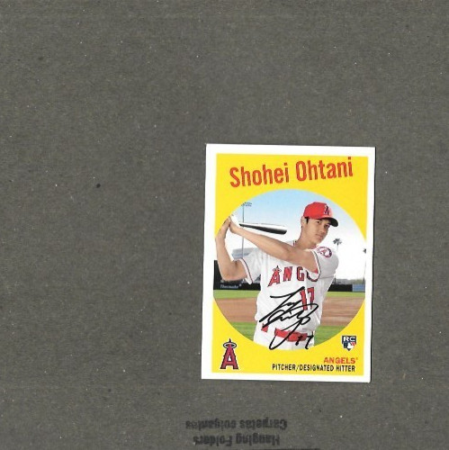 Shohei Ohtani 2018 Topps Archives #50 SP Variation (Swinging Bat