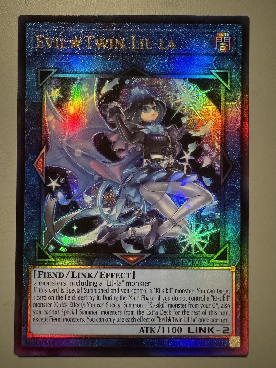 YUGIOH EVIL TWIN LIL-LA ASIA ENGLISH EDITION SLF1-AE087 ULTIMATE