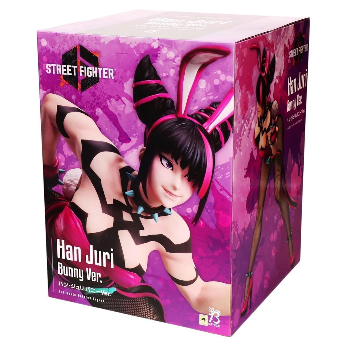 Street Fighter 6 Juri Han Bunny 13.8in 1/4 Figure PVC Statue B