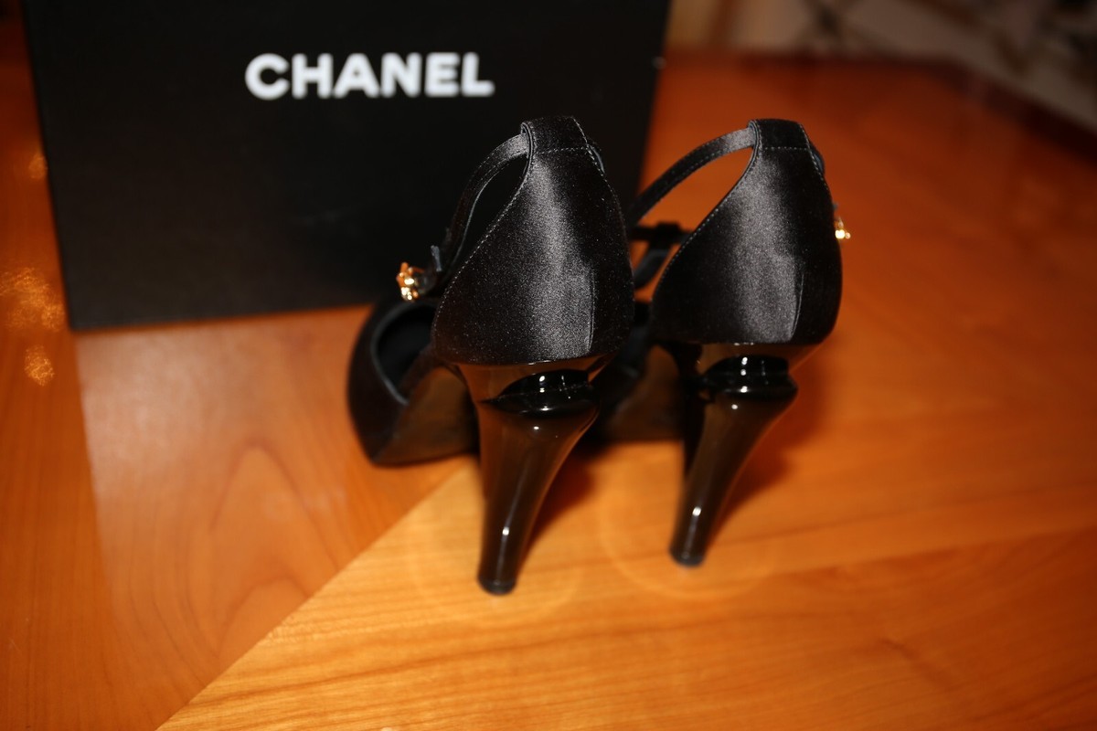Women's Chanel Black Heels - Authentic - Size EU 39 / US 8 | eBay