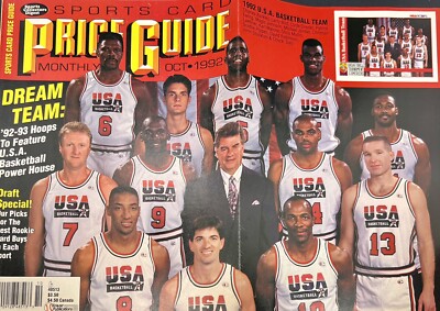 Sports Price Guide Oct. 1992 Basketball USA Olympic Dream Team