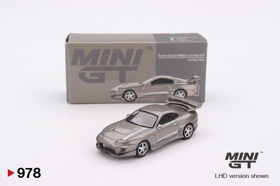 MINI GT Toyota Supra Veilside Combat V-11 Combat Gray #978 ~ 1/64
