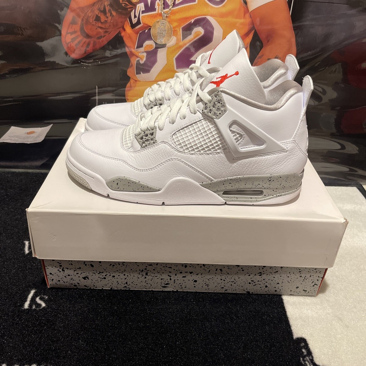 Nike Air Jordan 4 Retro White Oreo (2021) Men's CT8527-100 New | eBay