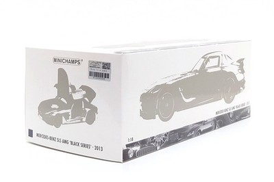 Minichamps 1:18 Mercedes-Benz SLS AMG Black Series in Daytona Blue