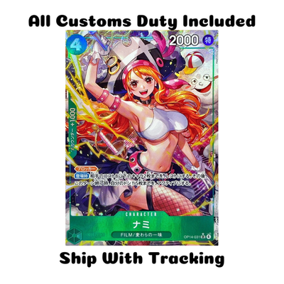ONE PIECE TCG CARD GAME Japanese Seven Warlords Nami Alt Art SR