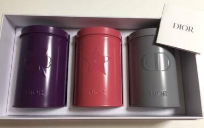 Christian Dior Novelty Coffee Tea Canister 3 Color Set NEW | eBay