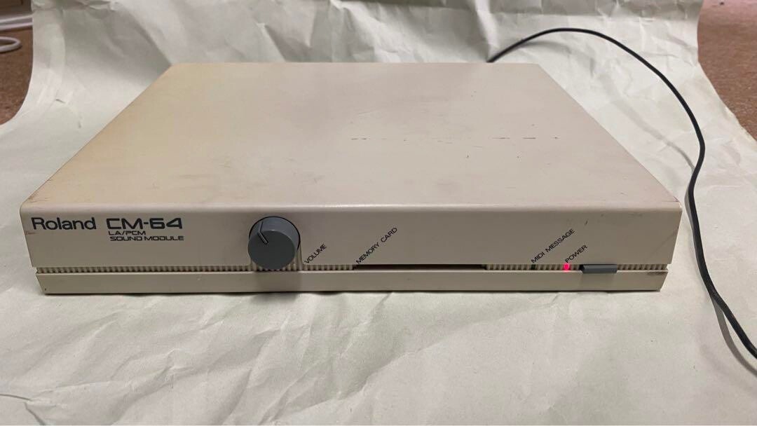 Roland CM-64 LA/PCM Sound Module Amplifier Good | eBay