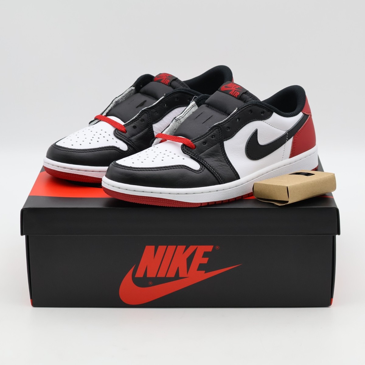 CZ0790-106 Nike Air Jordan 1 Retro Low OG Black Toe (Men's) | eBay