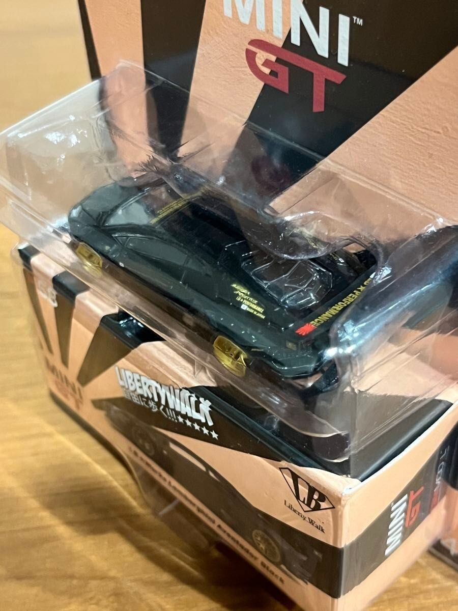 MINI GT 58 LB WORKS Lamborghini Aventador Black Toys