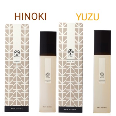KITOWA /BATH ESSENCE BOIS DE HINOKI 200ML+YUZU 200ML SET Made In