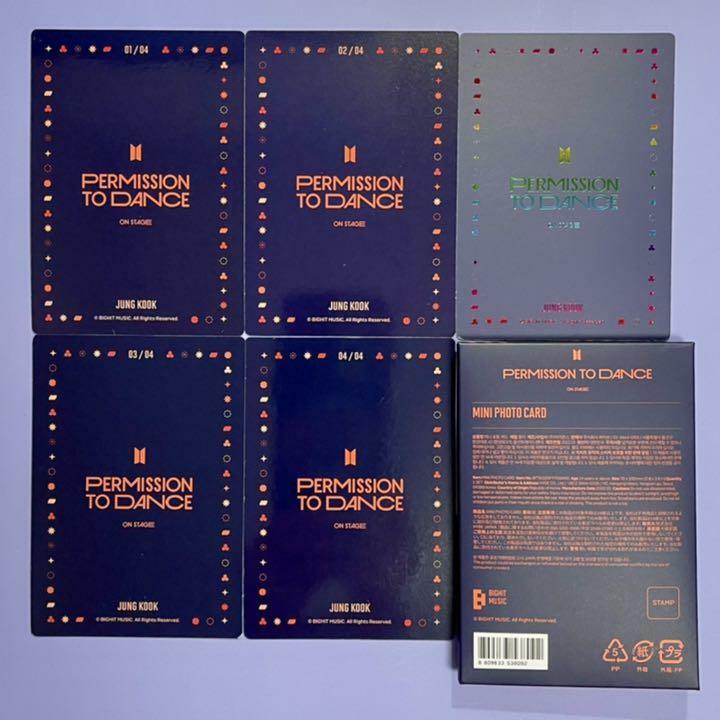BTS JUNGKOOK PTD PERMISSION TO DANCE On Stage SEOUL Mini Photo