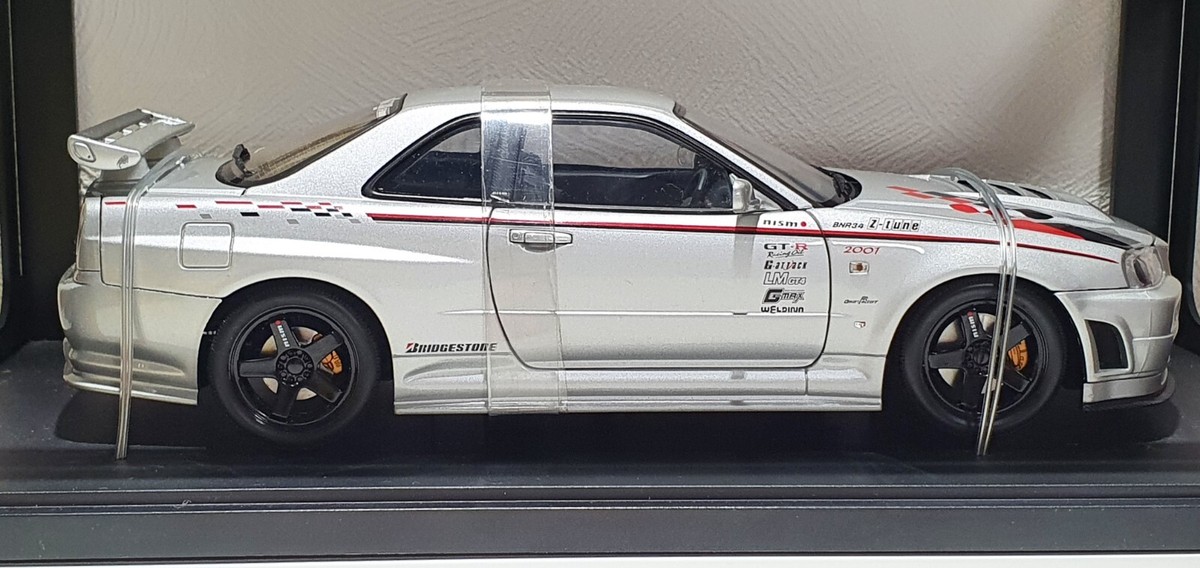 1/18 AUTOart NISMO Z-TUNE Nissan SKYLINE GT-R R34 Z2 SILVER
