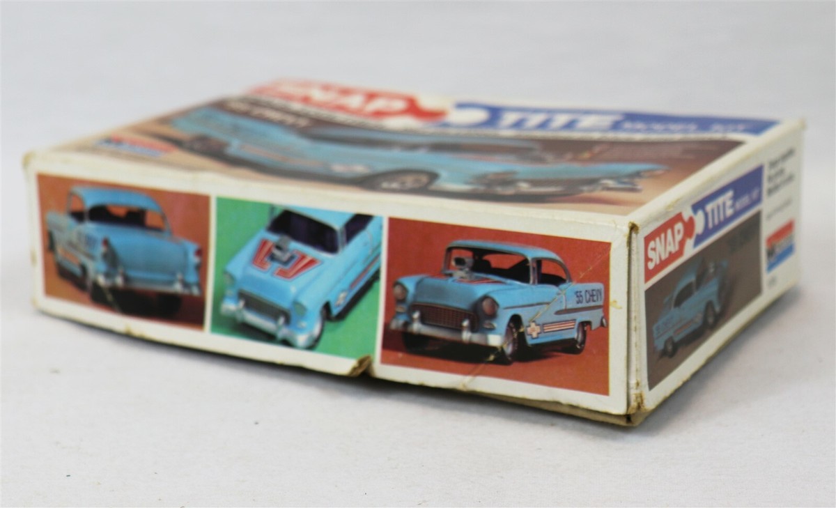 VINTAGE Snap Tite '55 Chevy Model Kit 1:32 Scale - 2 Cars in Lot