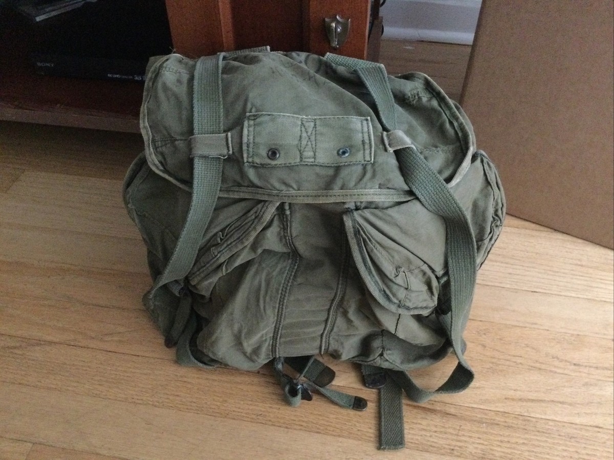 Original Vietnam War USGI USMC ARVN Rucksack Ranger Canvas