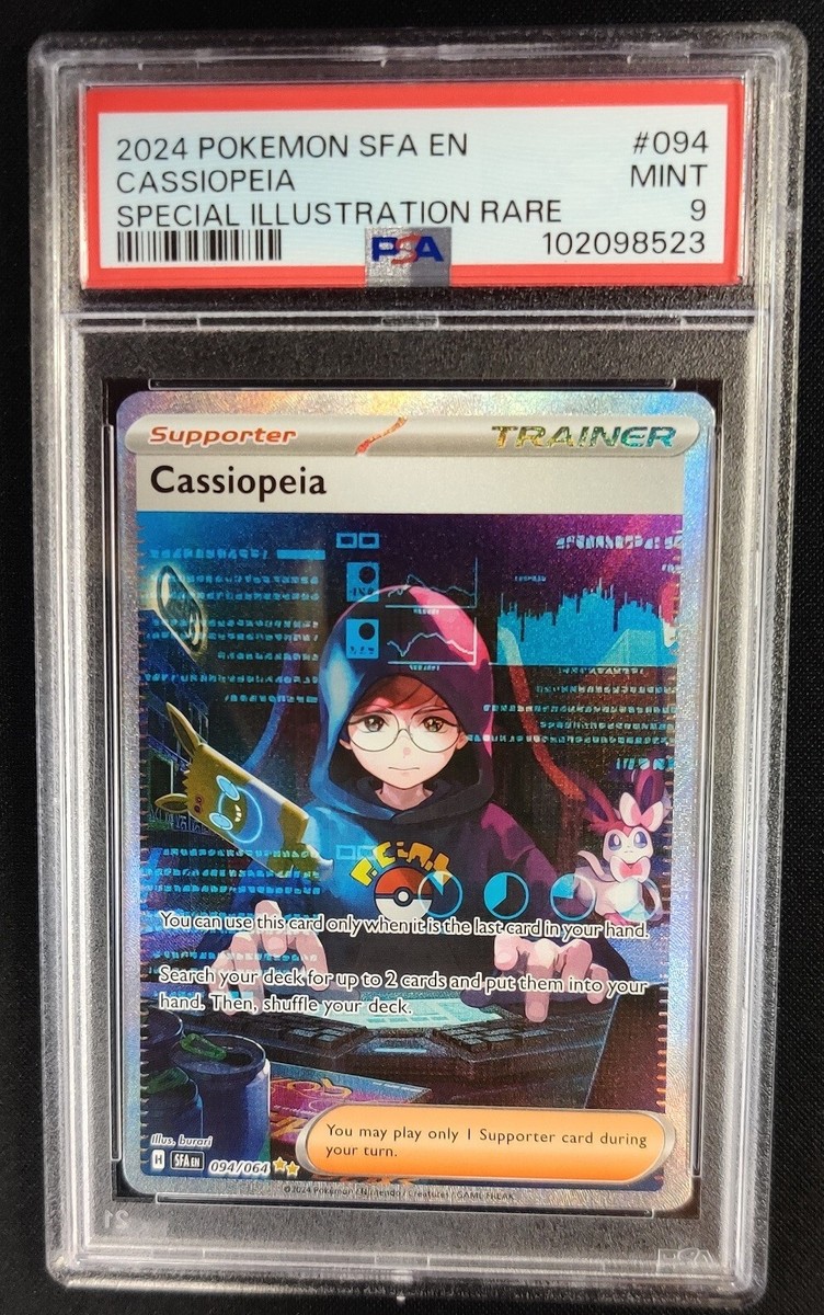 PSA 9 MINT Cassiopeia 94/064 Shrouded Fable Pokemon Graded Card | eBay