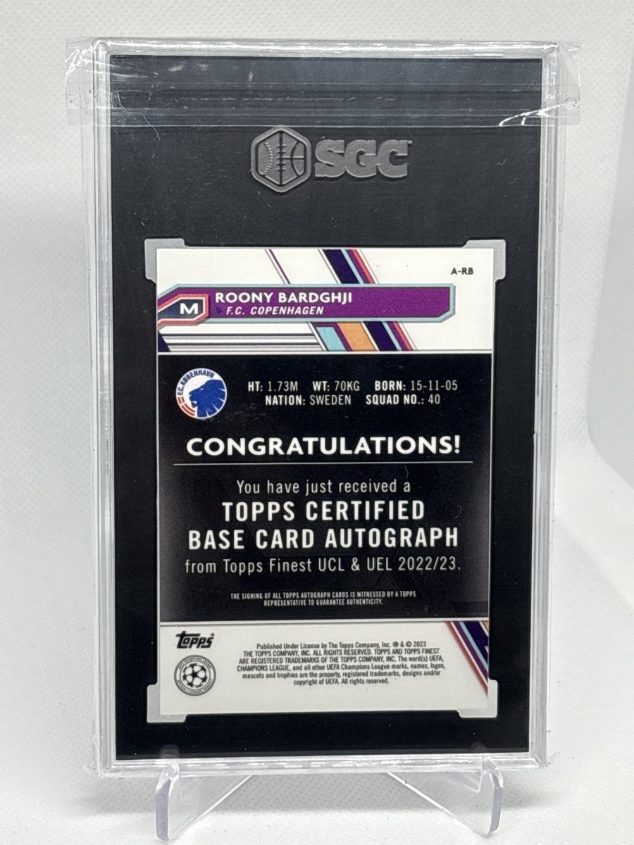2022-23 Topps Finest UEFA Club Competitions - Autographs Roony