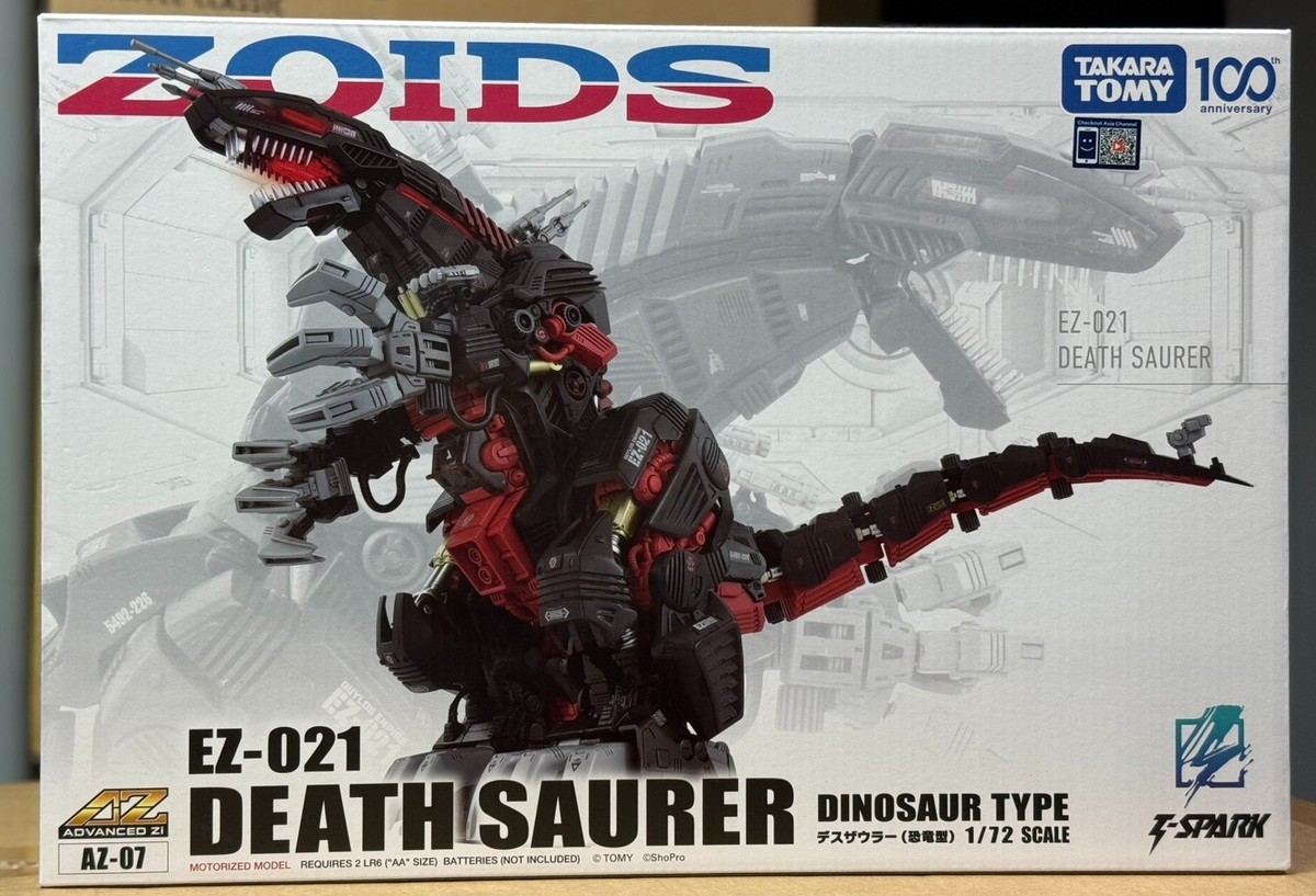TAKARA TOMY ZOIDS AZ-07 DEATH SAURER EZ-021 DINOSAUR TYPE MODEL
