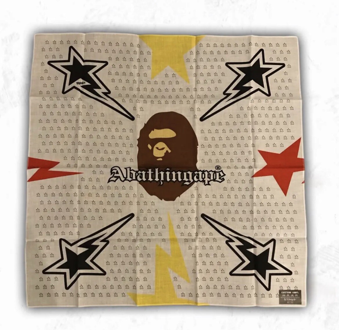 A BATHING APE BAPE BANDANA Novelty White And Naby Set Of 2 50cm | eBay