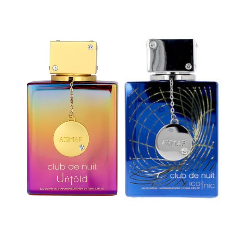 Armaf Club de Nuit Blue Iconic + Untold for Men EDP Spray 3.6 oz