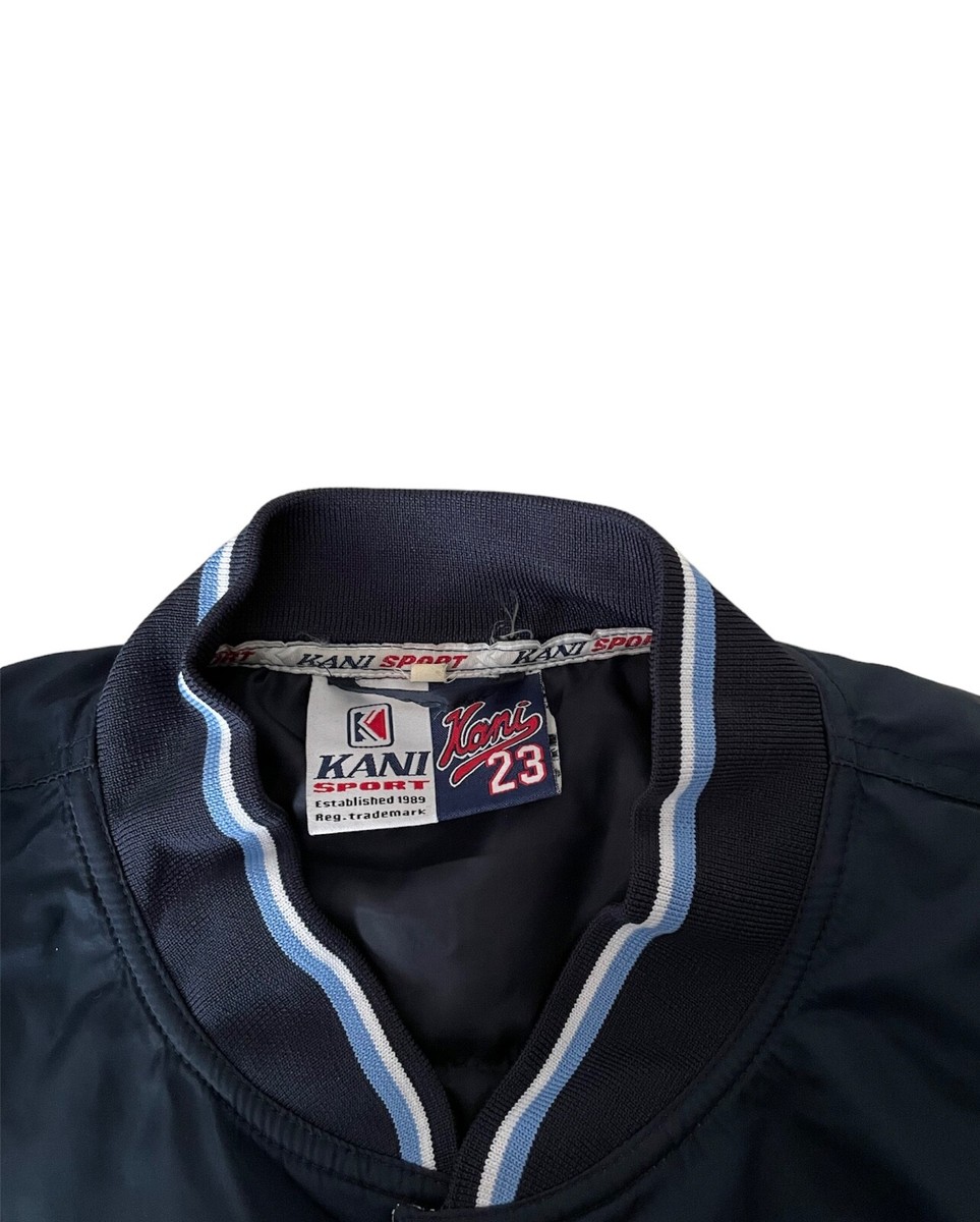 Vintage 00s hip hop rap karl kani bomber jacket light jacket blue