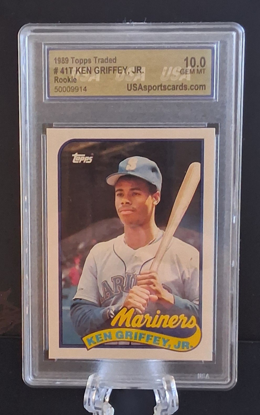 Ken Griffey Jr. 1989 Topps Traded Tiffany #41T Base Price Guide