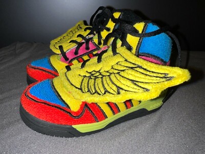 RARE UNWORN Adidas JEREMY SCOTT WINGS JS OBYO CHENILLE Shoes teddy