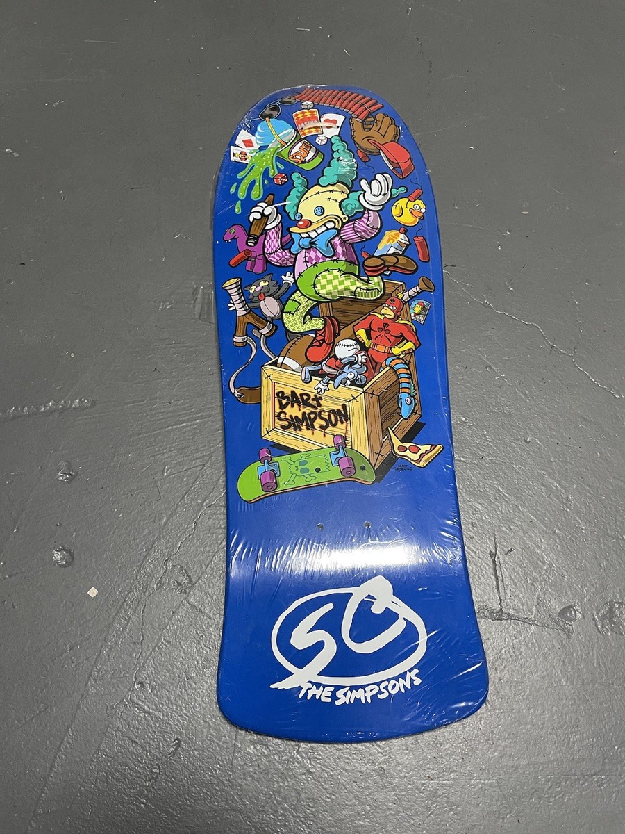 Santa Cruz The Simpsons Jeff Grosso Toybox Skateboard Deck Bart