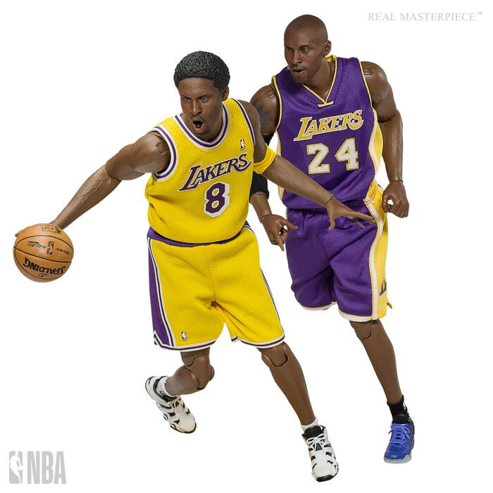 Enterbay NBA Real Masterpiece Kobe Bryant 1/6 Scale Figures Two