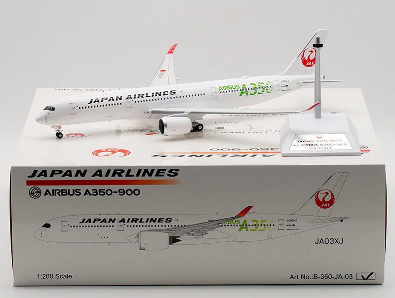 Aviation Japan Airlines Airbus A350-900 JA03XJ 1/200 diecast model