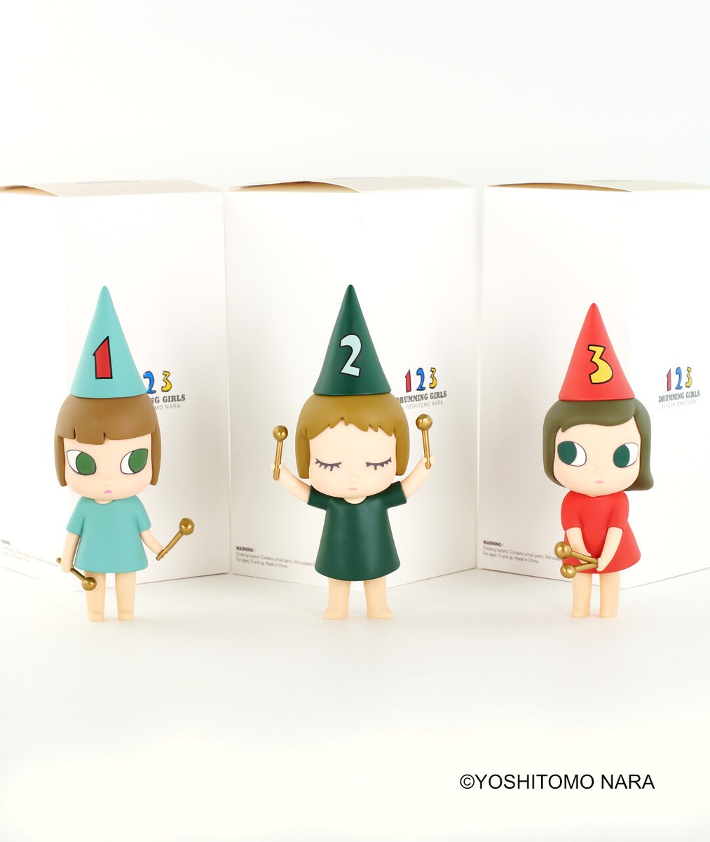 Yoshitomo Nara figure [Drumming Girls 1・2・3 (123 Drumming Girls