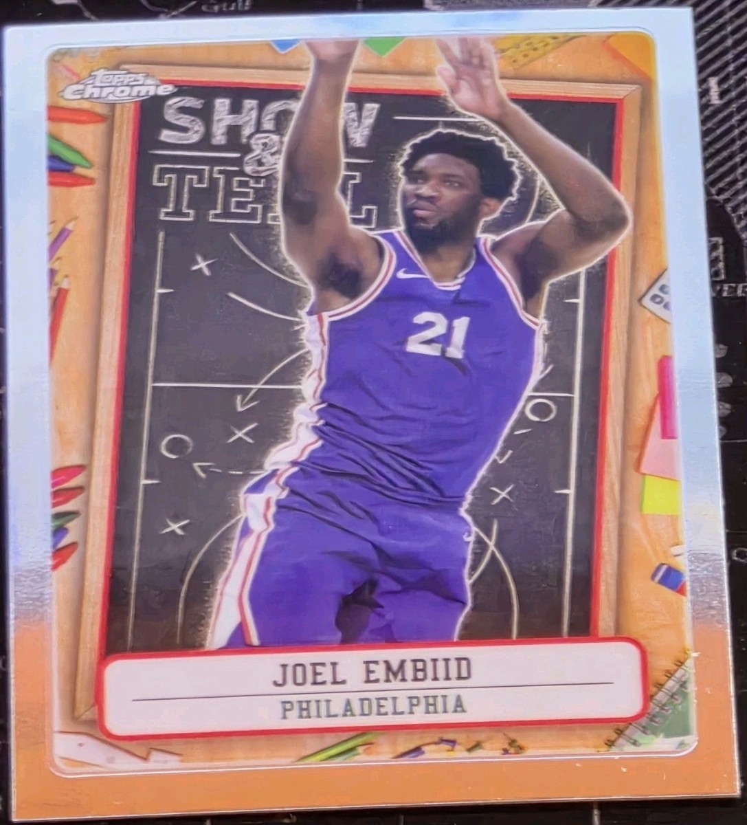 2024-25 Topps Chrome Basketball - Show & Tell #ST-5 Joel Embiid | eBay