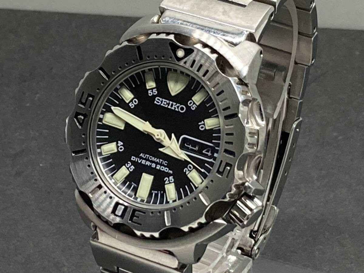 SEIKO Black Monster 7S26-0350 SKX779 Automatic Men's watch used