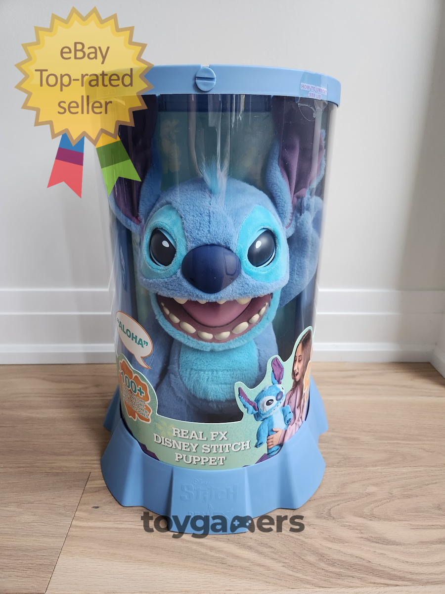 Real FX Stitch Disney Puppet Interactive Plush Toy Brand New