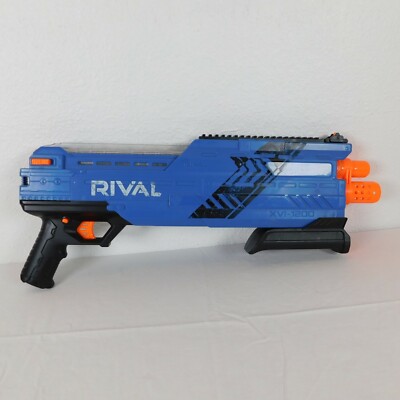 NERF Rival XVI-1200 Blue 2015 Soft Foam Ball Toy Gun Pump Action