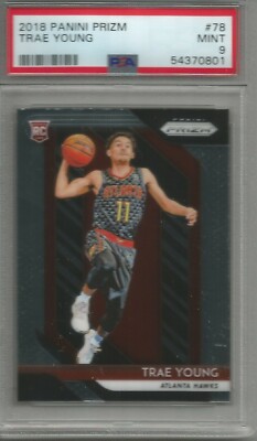 Trae Young 18/19 Panini Prizm Rookie PSA 9 | eBay