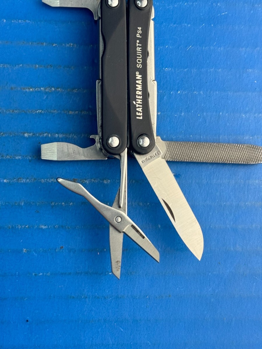 Leatherman Squirt PS4 Multi Tool, Knife, Pliers - Black | eBay