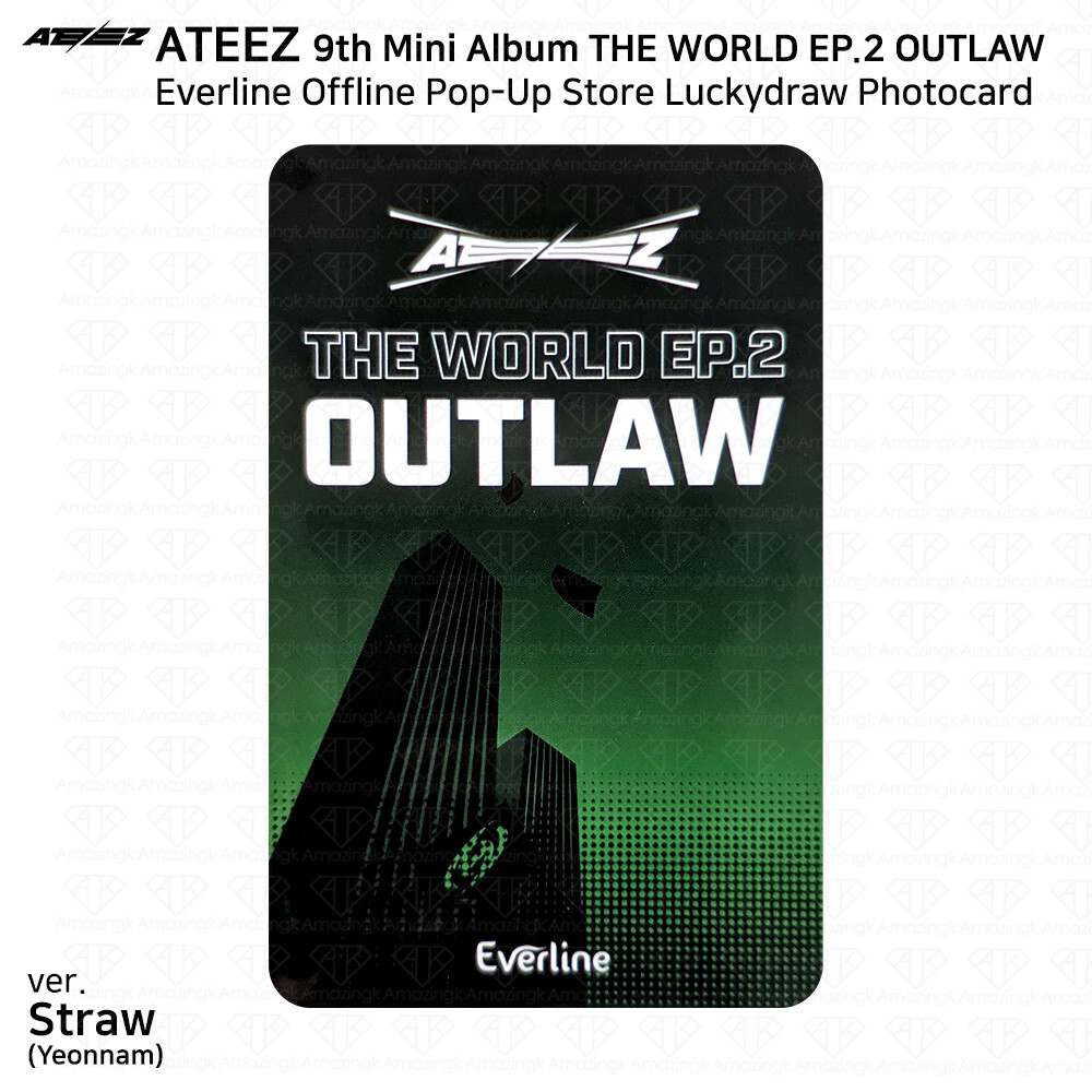 ATEEZ THE WORLD EP.2 OUTLAW Everline Offline POPUP Benefit Lucky
