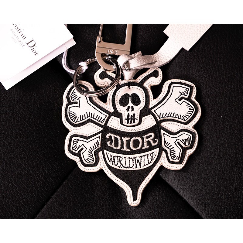 NEW $470 CHRISTIAN DIOR Shawn Stüssy Collab White/Black BEE Stussy