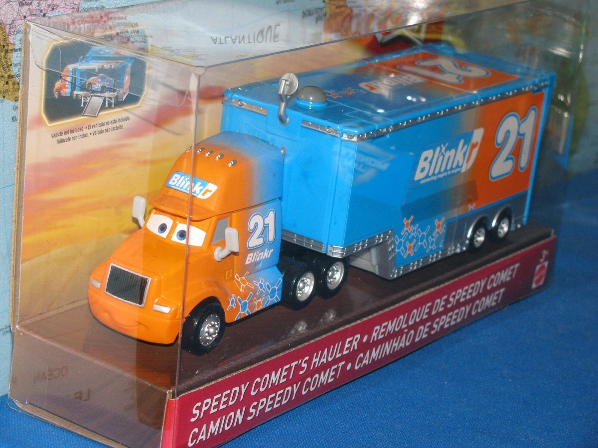 DISNEY PIXAR CARS SPEEDY COMET'S HAULER BLINKR 21 ***BRAND NEW