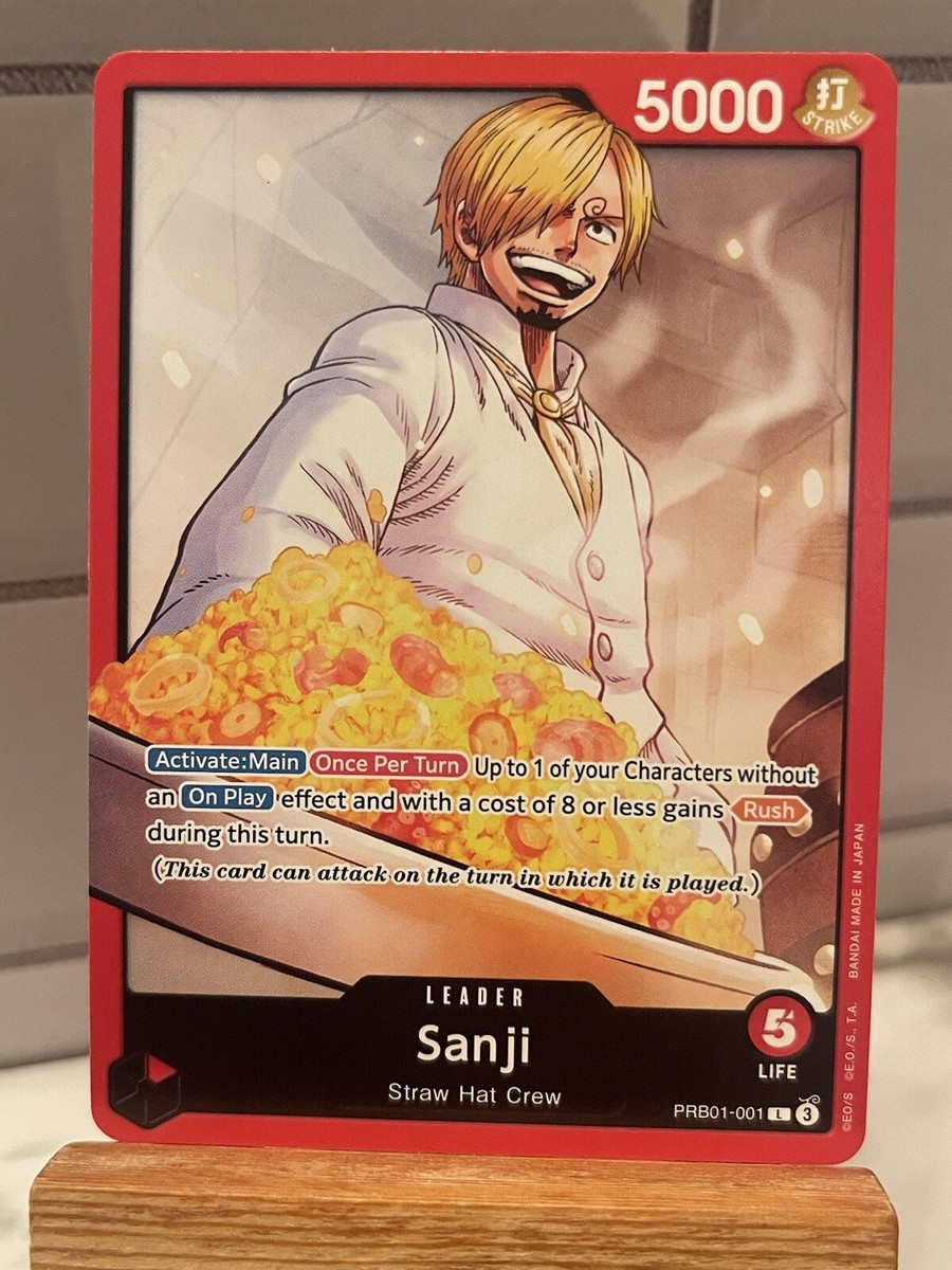 Sanji PRB01-001 L ONE PIECE Card The Best PRB-01 ENGLISH | eBay
