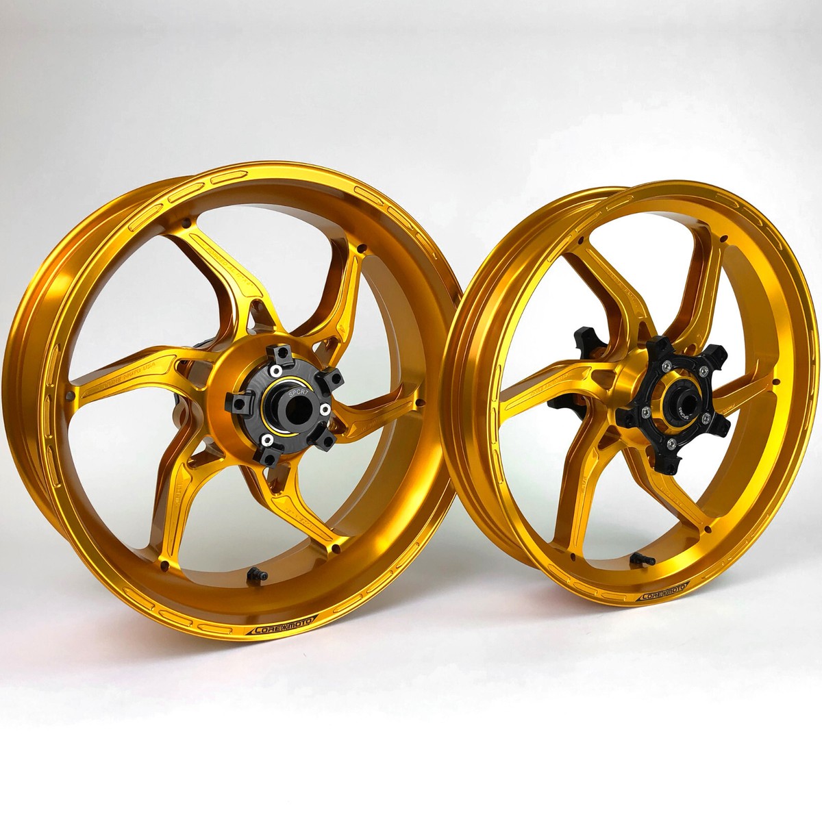Core Moto Apex 6 wheels front and rear Yamaha R1 2004-2014 gloss