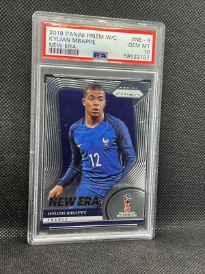 2018 Panini Prizm World Cup New Era #NE-9 Kylian Mbappe PSA 10 | eBay