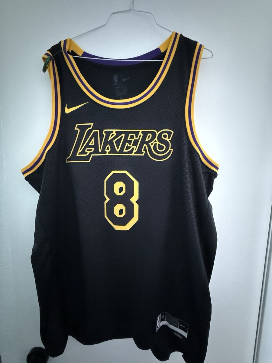 Nike NBA LA Lakers Black Mamba Kobe Bryant City Edition Jersey #8