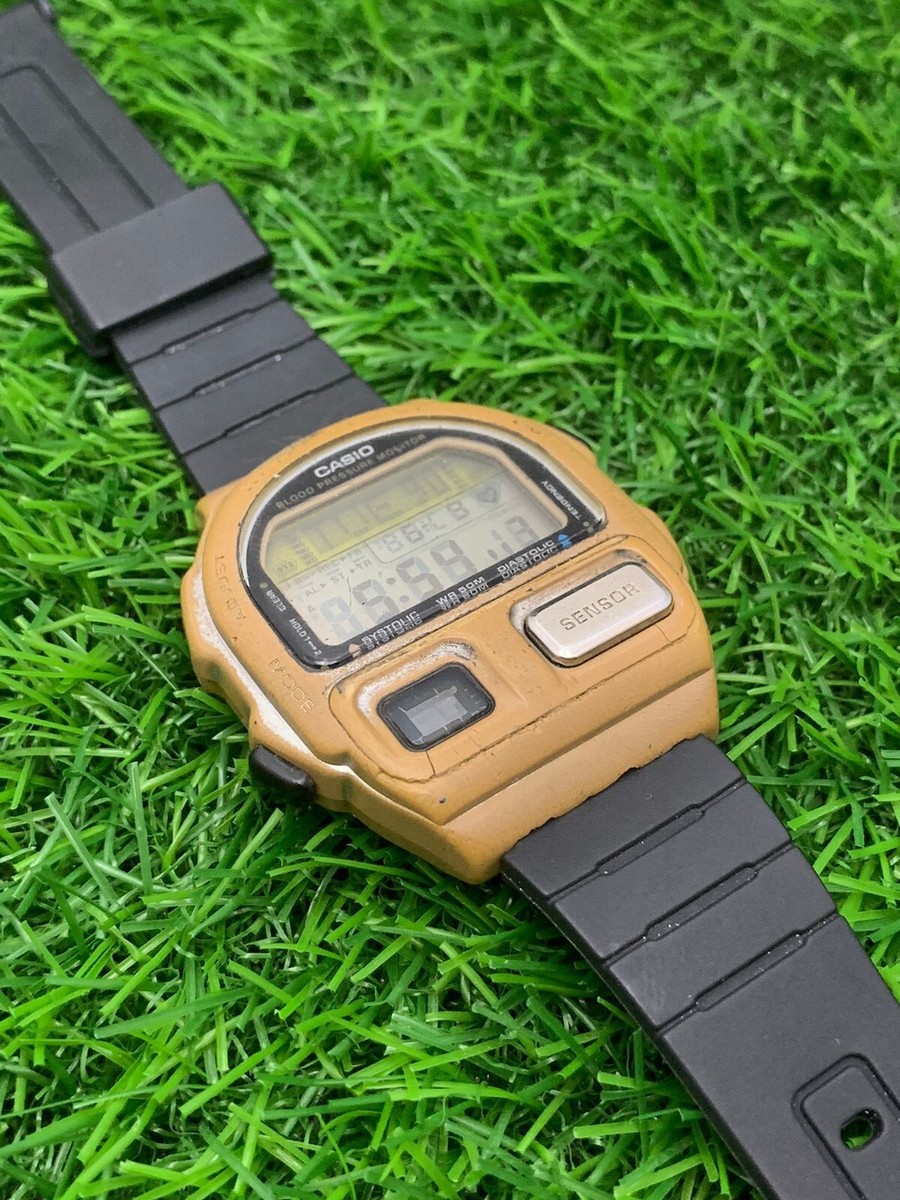Rare Casio Blood pressure monitor BP-100 Watch Japan | eBay