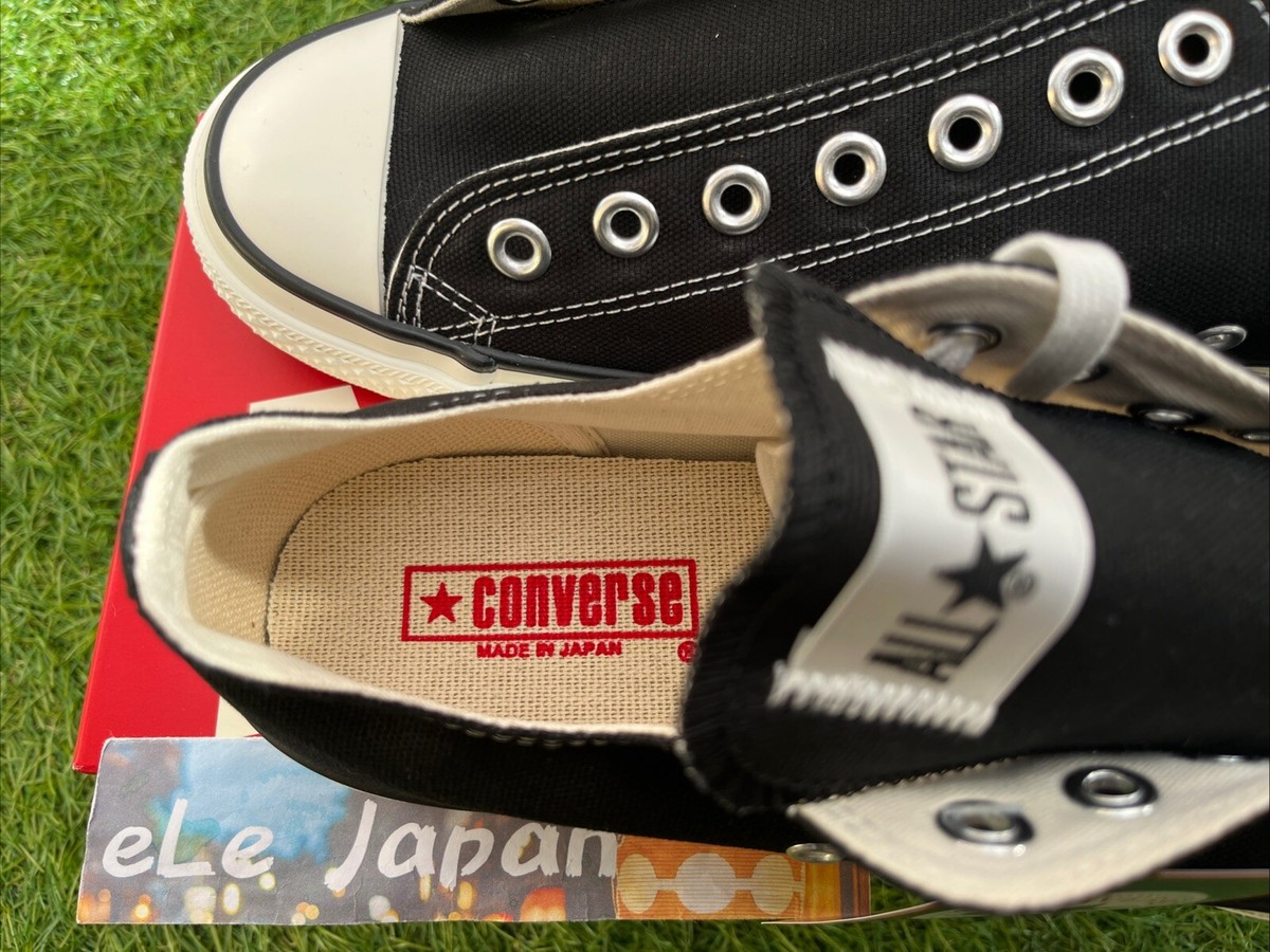 CONVERSE CANVAS ALL STAR J OX Made in Japan 32167431 Black Unisex