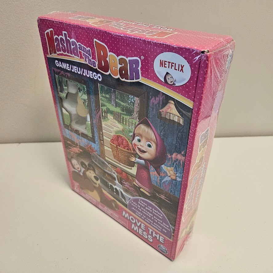 Netflix Masha and The Bear Move The Mess Game Spin Master BRAND