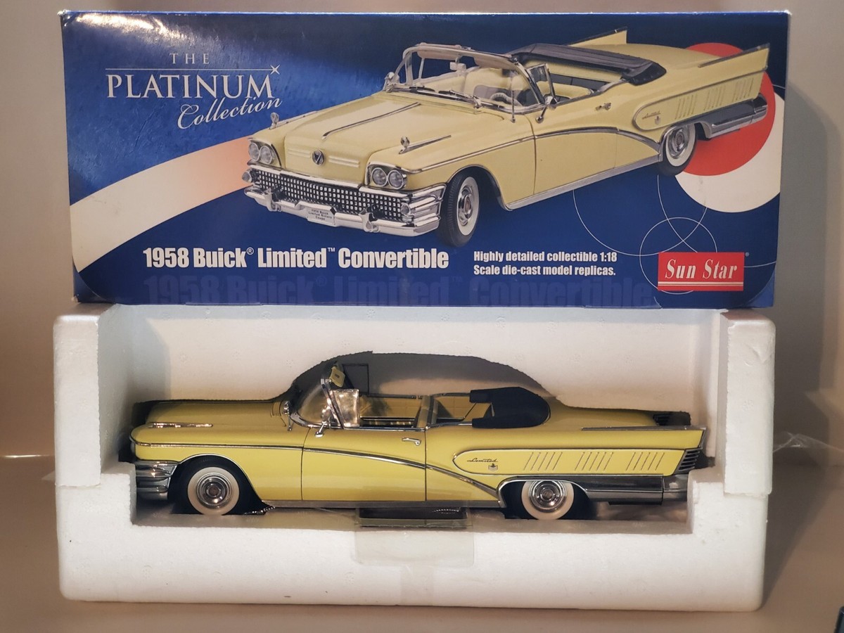 1958 Buick Limited Cream 1 18 Sunstar 4811 for sale online | eBay