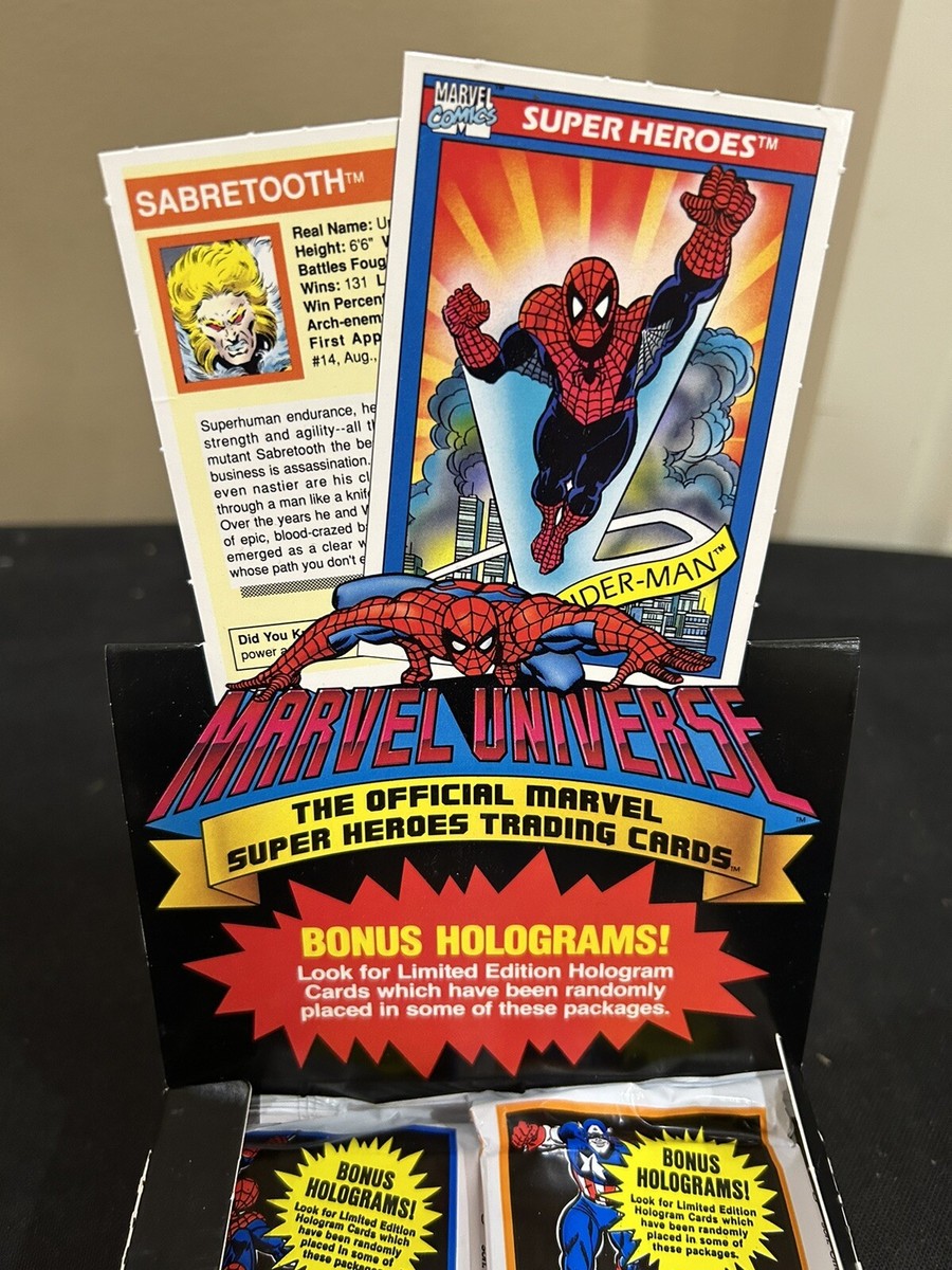 1990 Impel Marvel Universe Series 1 Factory Sealed Pack (1) From