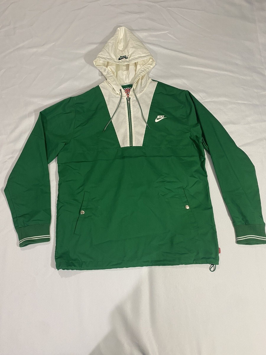Pre-Owned Mens Large Green Nike SB X Supreme World Famous Jacket